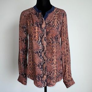 Rebecca Taylor 100% silk blouse